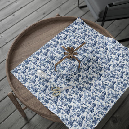 Boykin Spaniel French Toile De Jouy Wrapping Paper