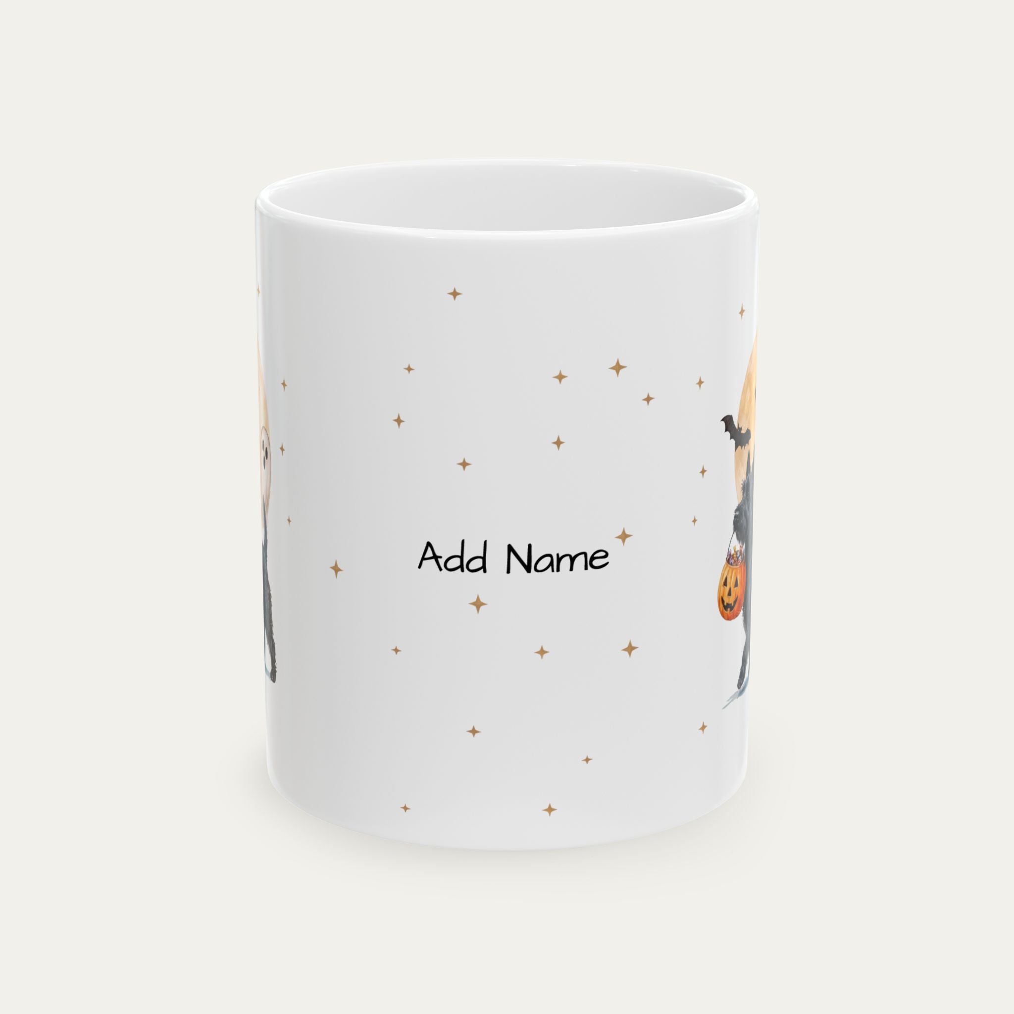 Custom Scottish Terrier Halloween mug