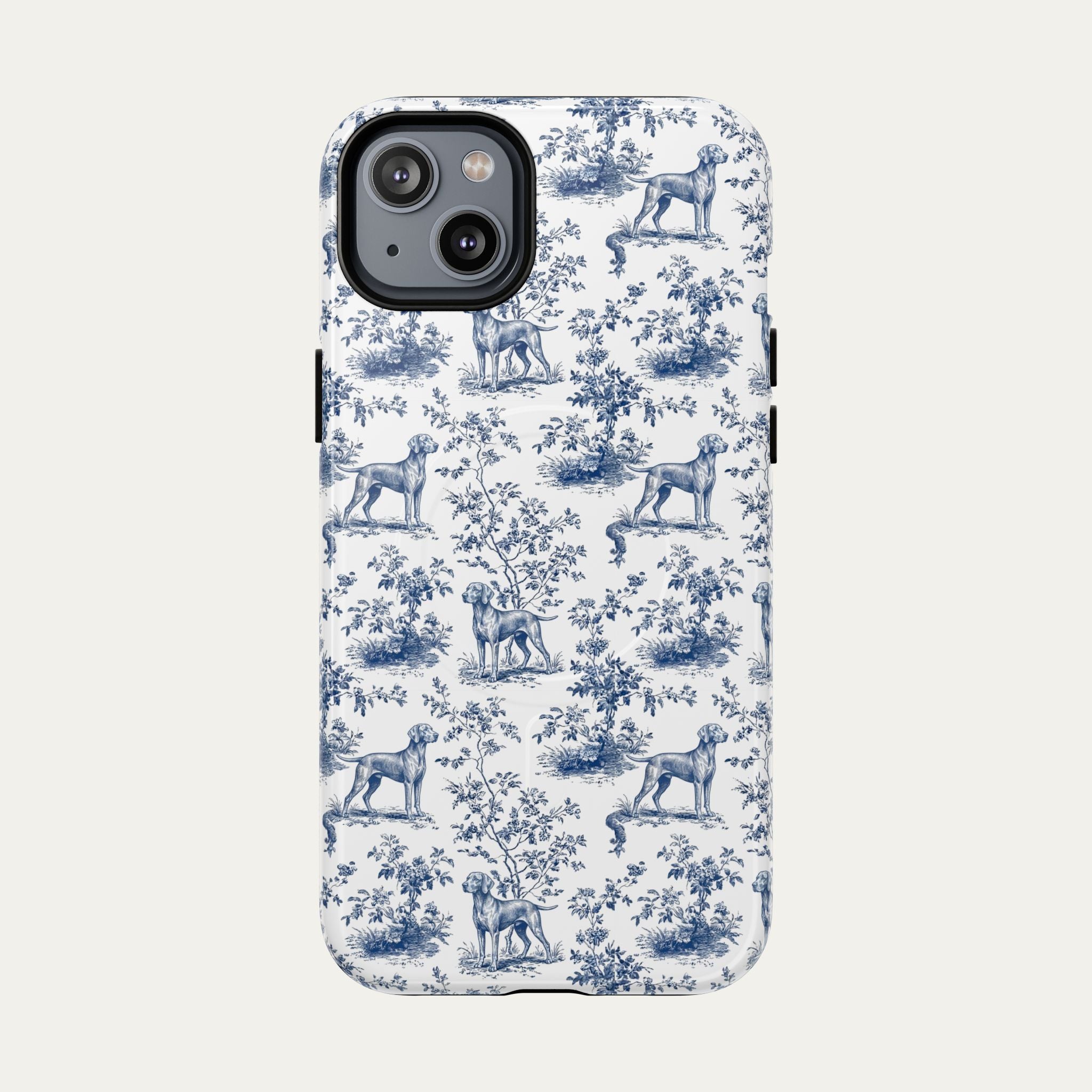 Weimaraner Blue Toile Phone case