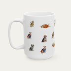 Greyhound Fawn Halloween mug