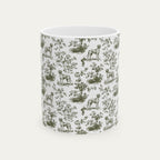 Great Dane Sage Green Toile Mug