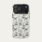 Australian Shepherd Sage Green Toile phone Case