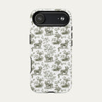 Yorkshire Terrier Sage Green Toile phone Case