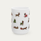 Boxer Brindle Christmas Mug