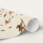 Belgian Malinois Christmas Skiing Wrapping Paper