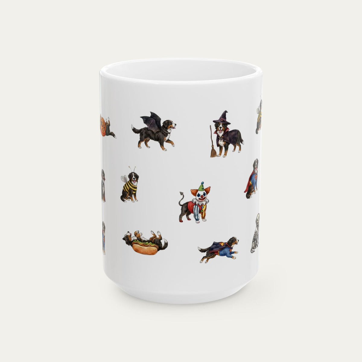 Bernese Mountain Halloween mug