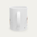 Custom Boxer Fawn and White Christmas Santa Hat Mug