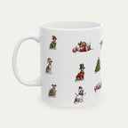 Greyhound Christmas Mug