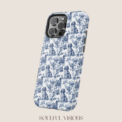 Boykin Spaniel Toile De Jouy Magnetic Phone Case