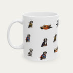 Bernedoodle Halloween mug