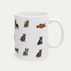 Pitbull Brindle Halloween mug