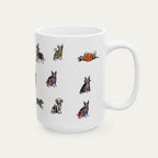 Australian Cattle  Blue Halloween mug