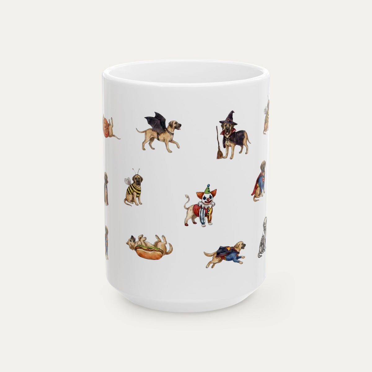 Great Dane Fawn Halloween mug