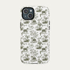 Australian Shepherd Sage Green Toile phone Case