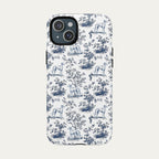 Sloughi Blue Toile Phone case
