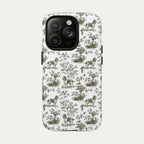 English Springer Spaniel Sage Green Toile phone Case