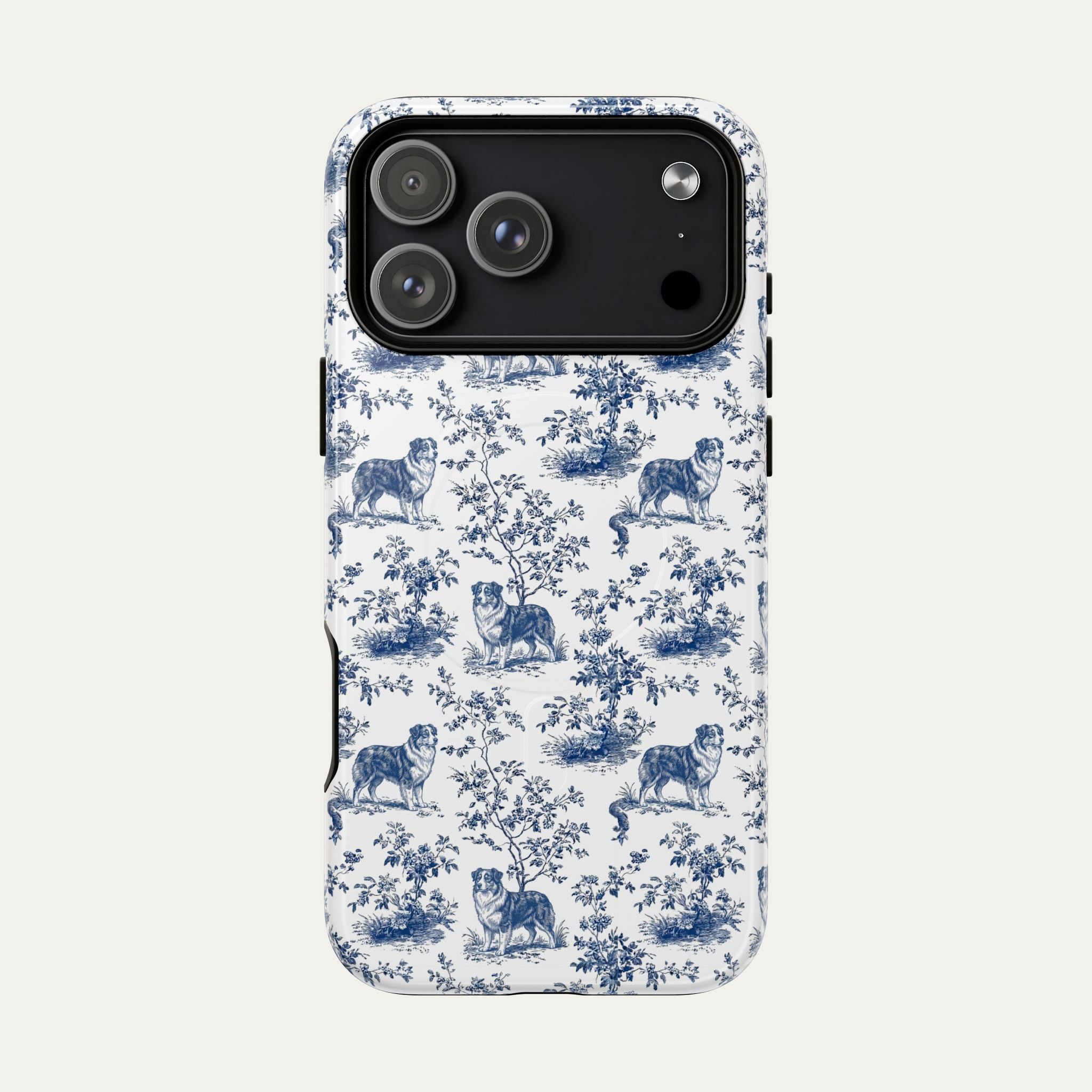 Australian Shepherd Blue Toile Phone case