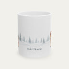Custom Chihuahua Chocolate and Tan  Christmas Santa Hat Mug