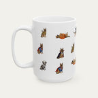 German Shepherd Halloween mug