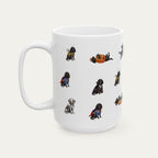 Cocker Spaniel Black Halloween mug