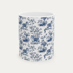 Shetland Sheepdog Blue Toile Mug
