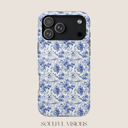 Westie Toile De Jouy Magnetic Phone Case