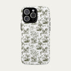 Shih tzu Sage Green Toile phone Case