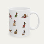 Great Dane Fawn Christmas Mug
