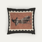Weimaraner  Halloween Woven Pillow