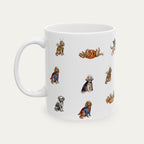 Poodle Halloween mug