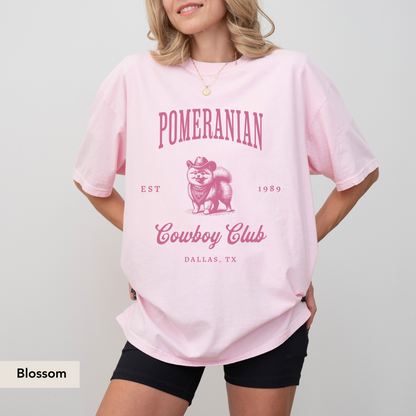 Pomeranian Cowboy Club Shirt