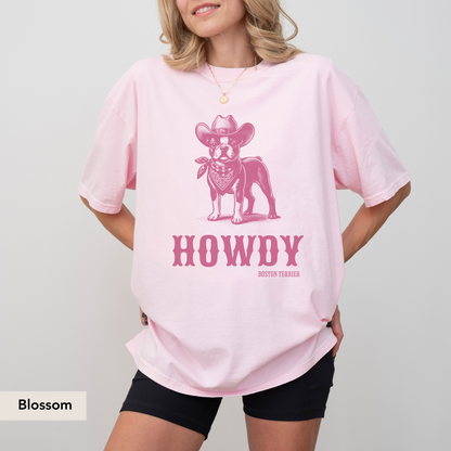 Howdy Boston Terrier Shirt