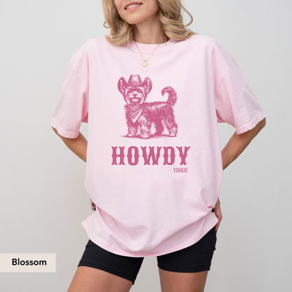 Howdy Yorkie  Shirt