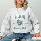 Alaskan Malamute Cowboy Club Sweatshirt
