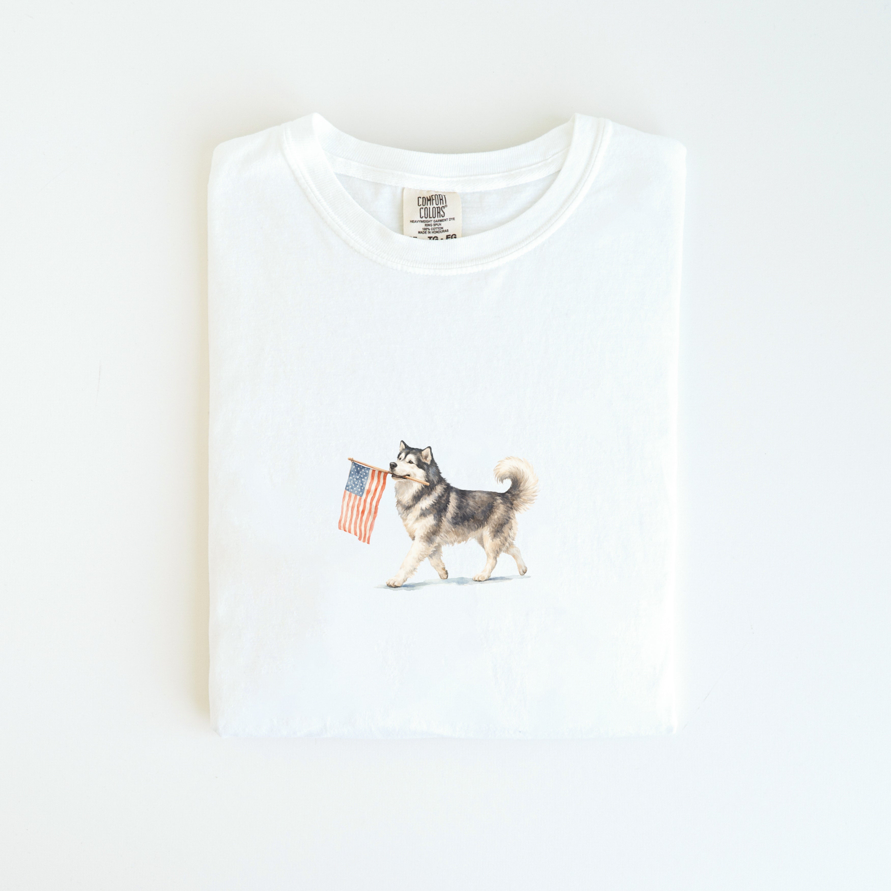 Alaskan Malamute  USA T-shirt