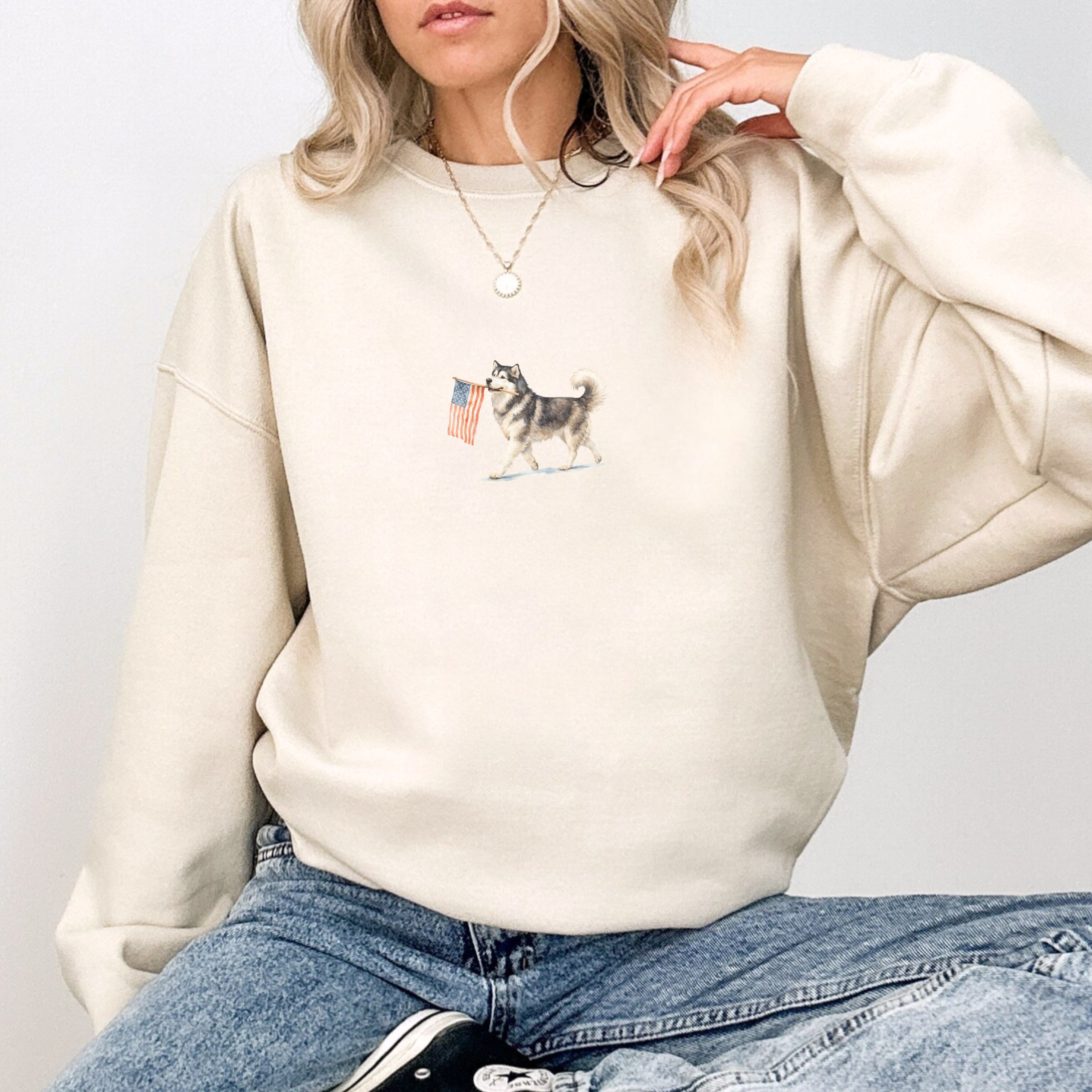 Alaskan Malamute USA Sweatshirt
