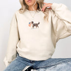 Aussiedoodle US Flag Sweatshirt