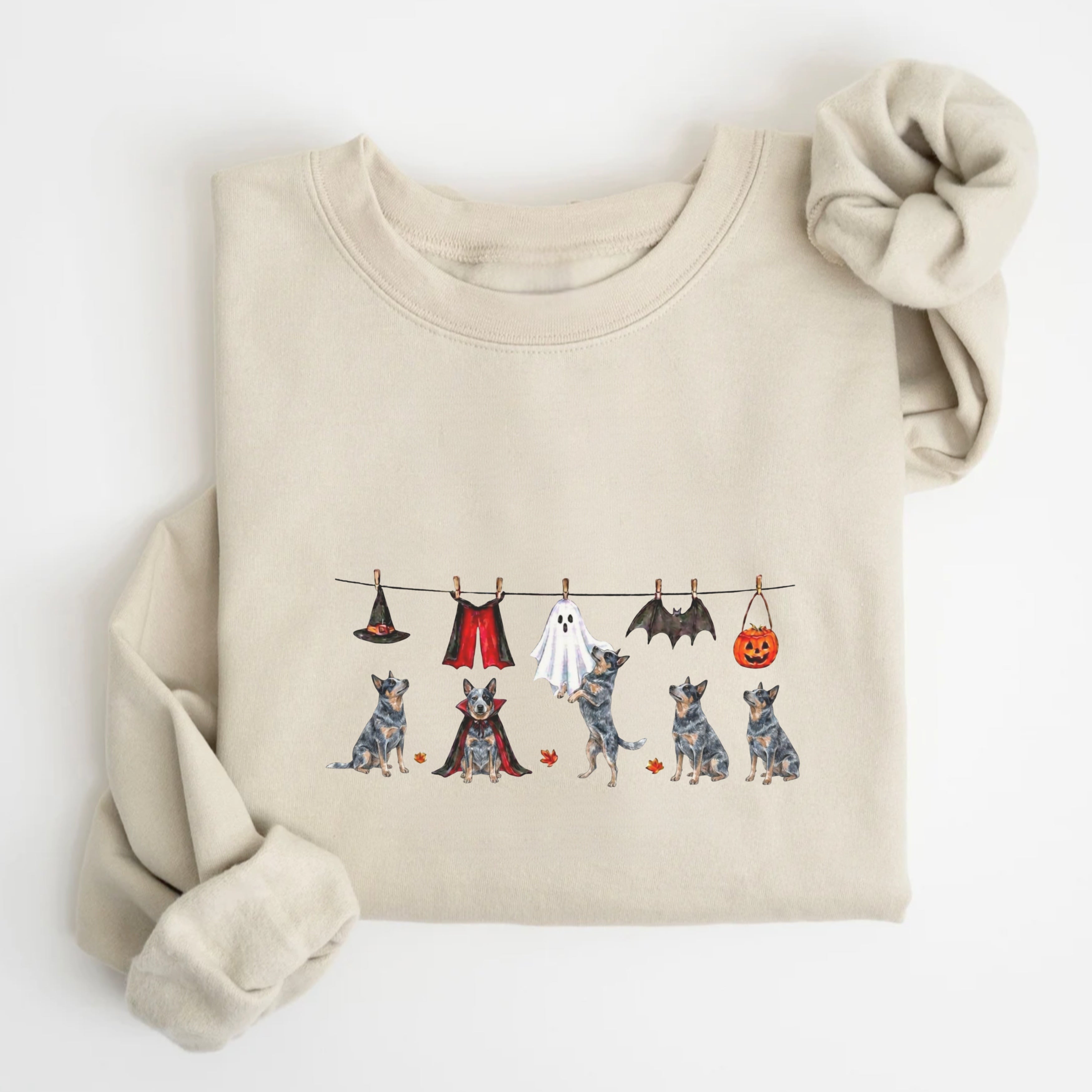 Australian Cattle Blue Halloween Sweatshirt