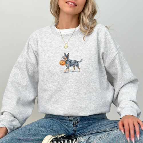 Australian Cattle Blue Halloween Sweatshirt