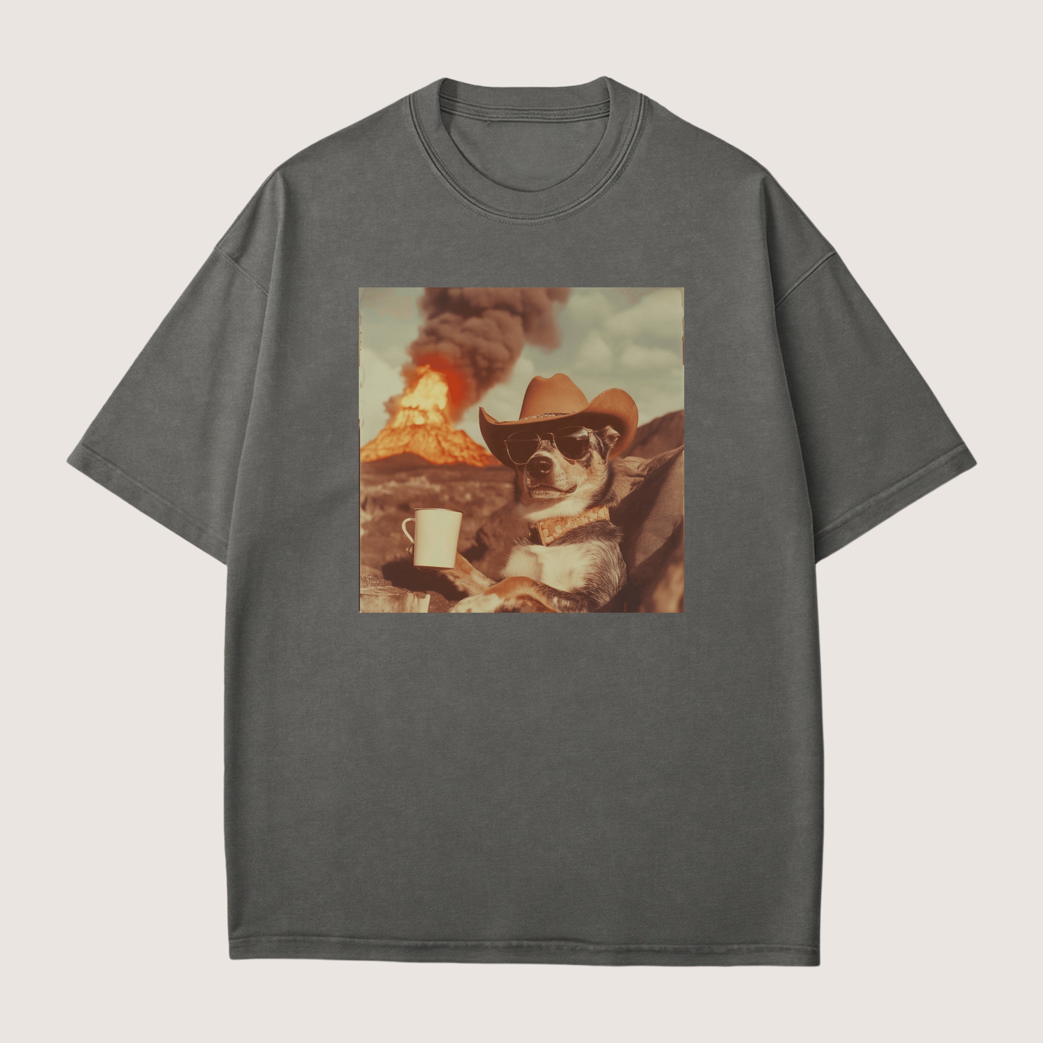 Australian Cattle Dog Volcano Shirt