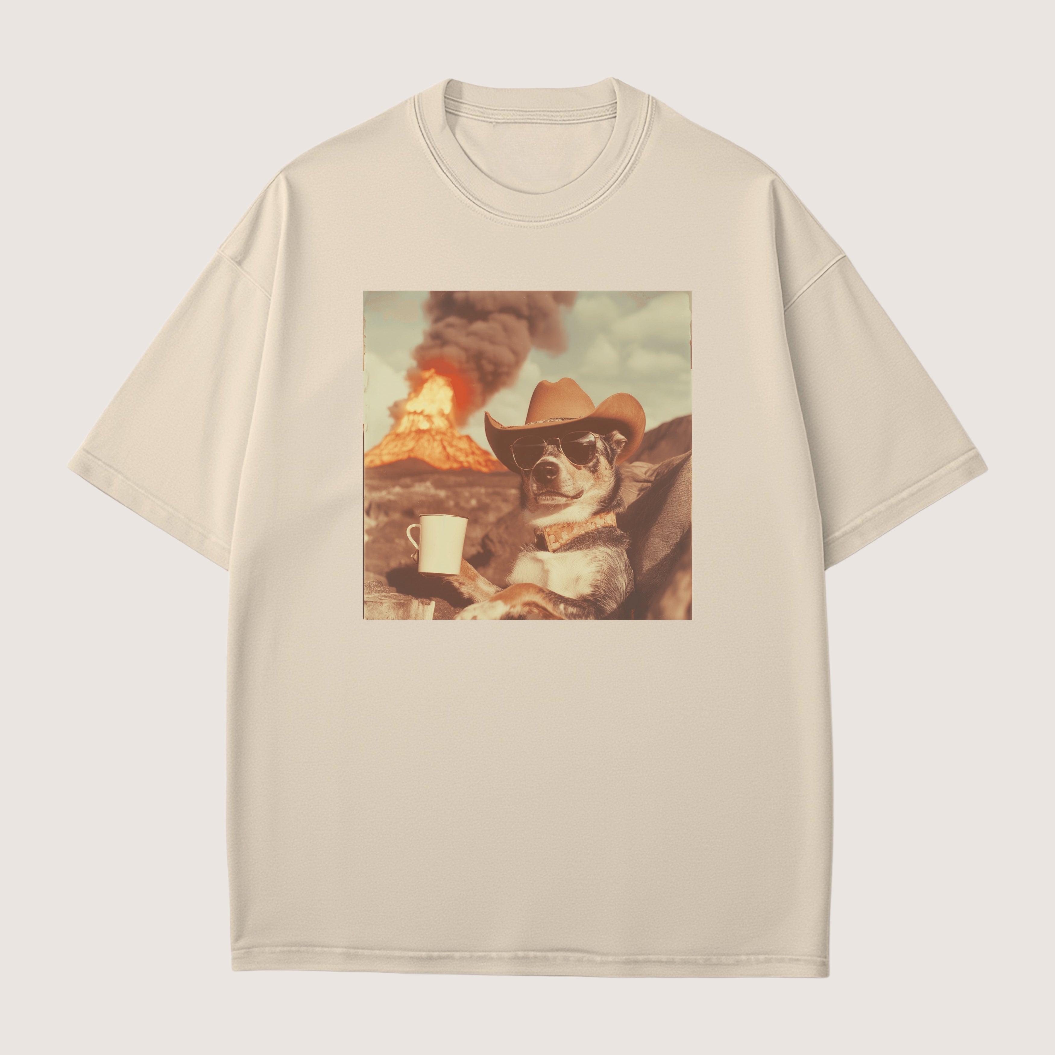 Australian Cattle Dog Volcano Shirt