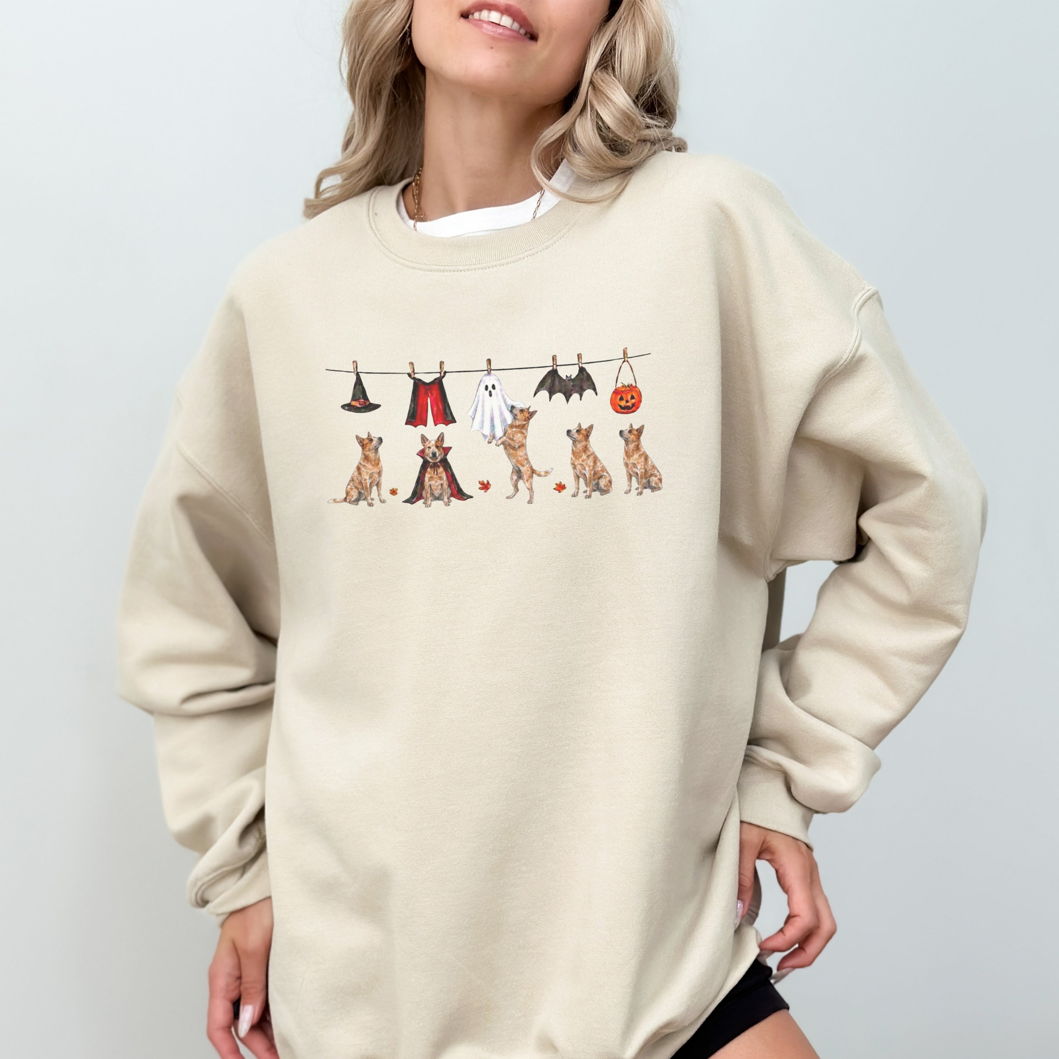 Australian Cattle Red Halloween Sweatshirt