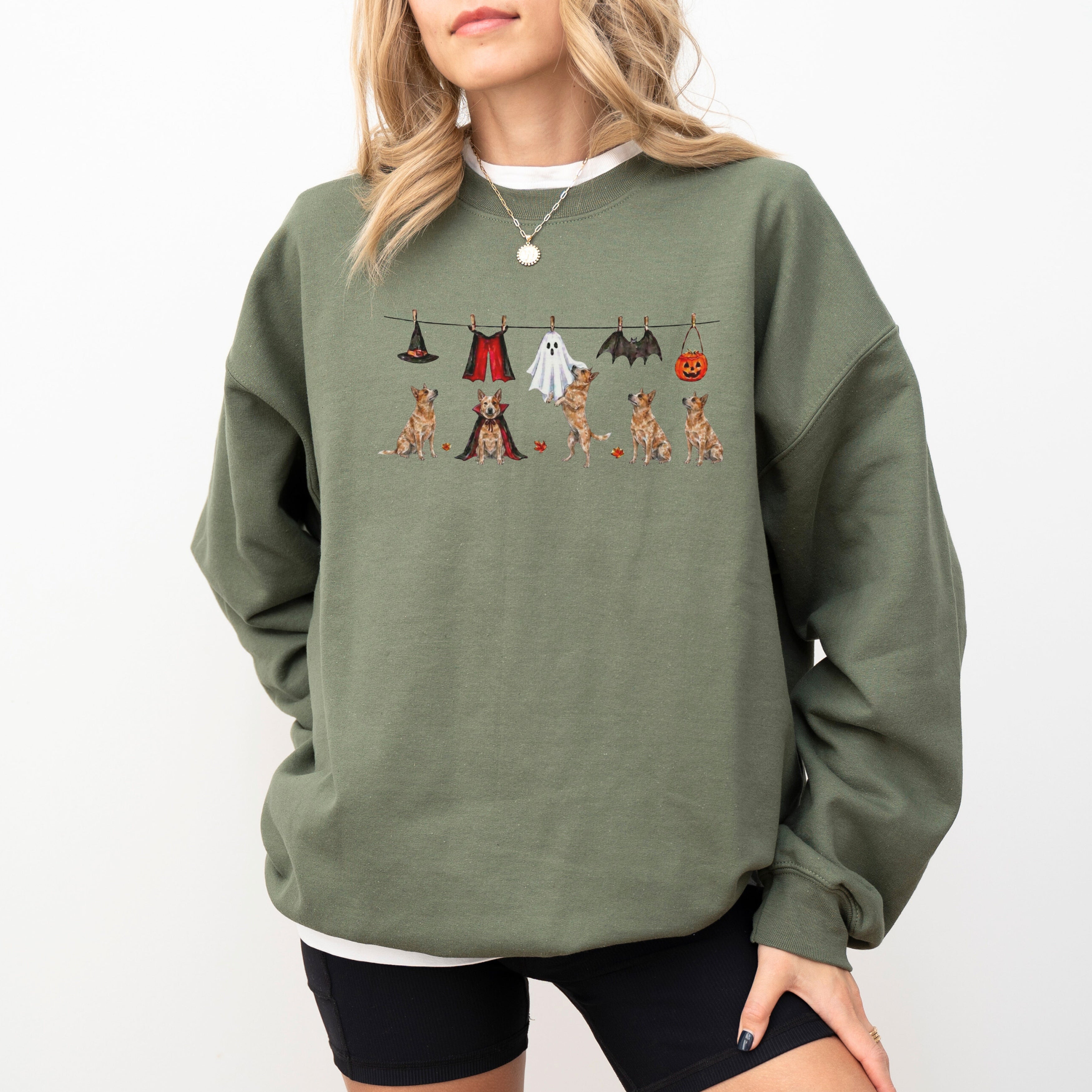 Australian Cattle Red Halloween Sweatshirt