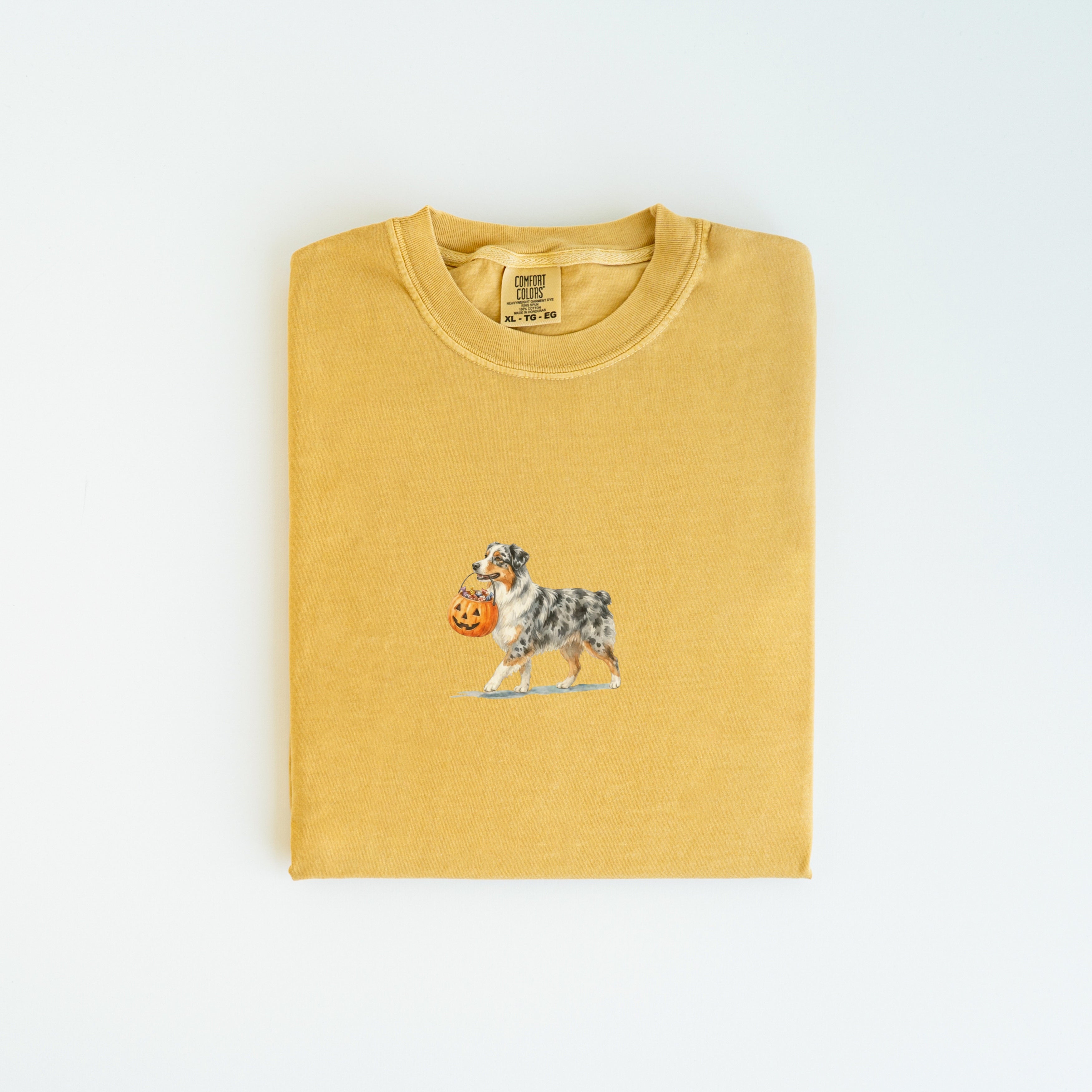 Australian Shepherd Blue Merle Halloween T-shirt