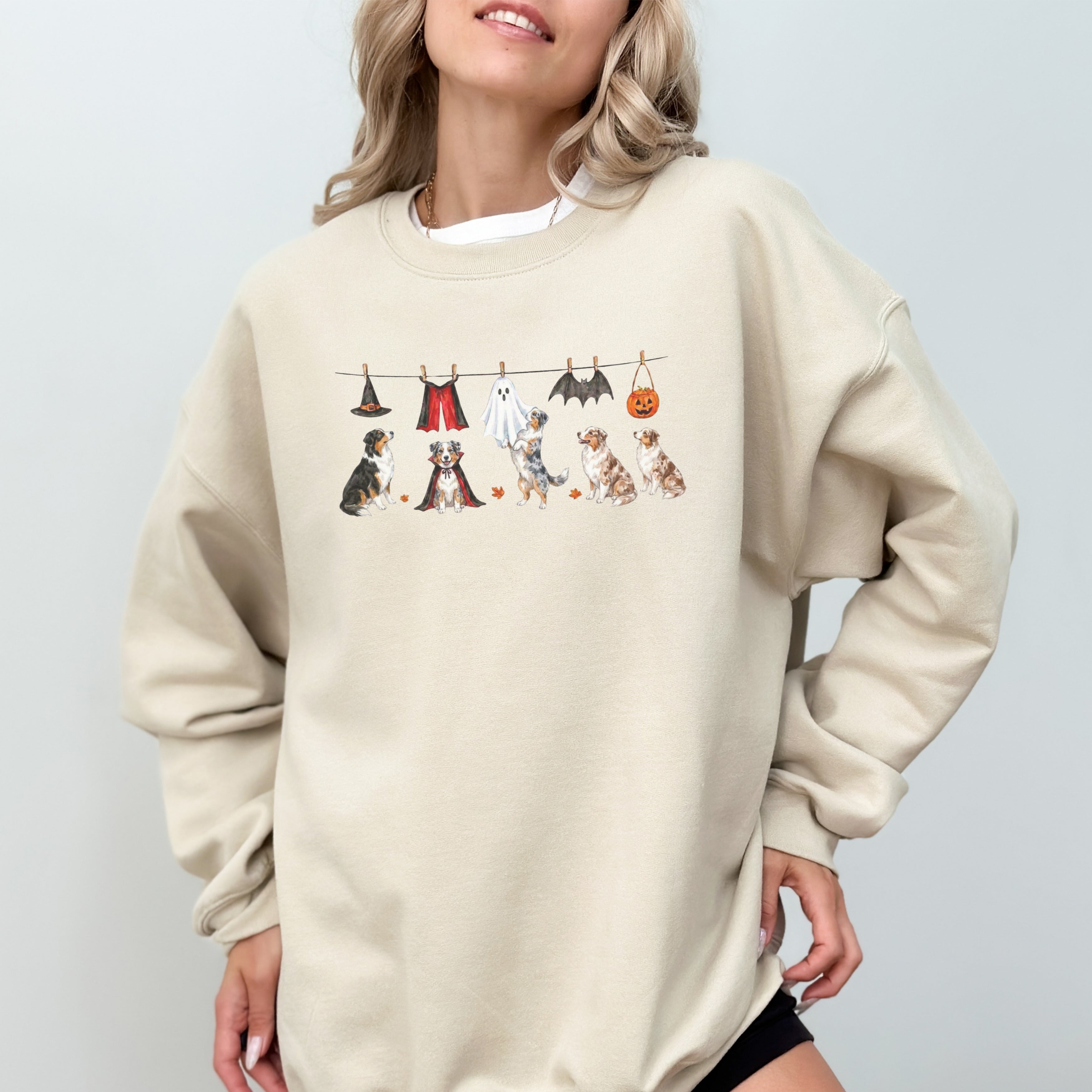 Australian Shepherd Halloween Sweatshirt