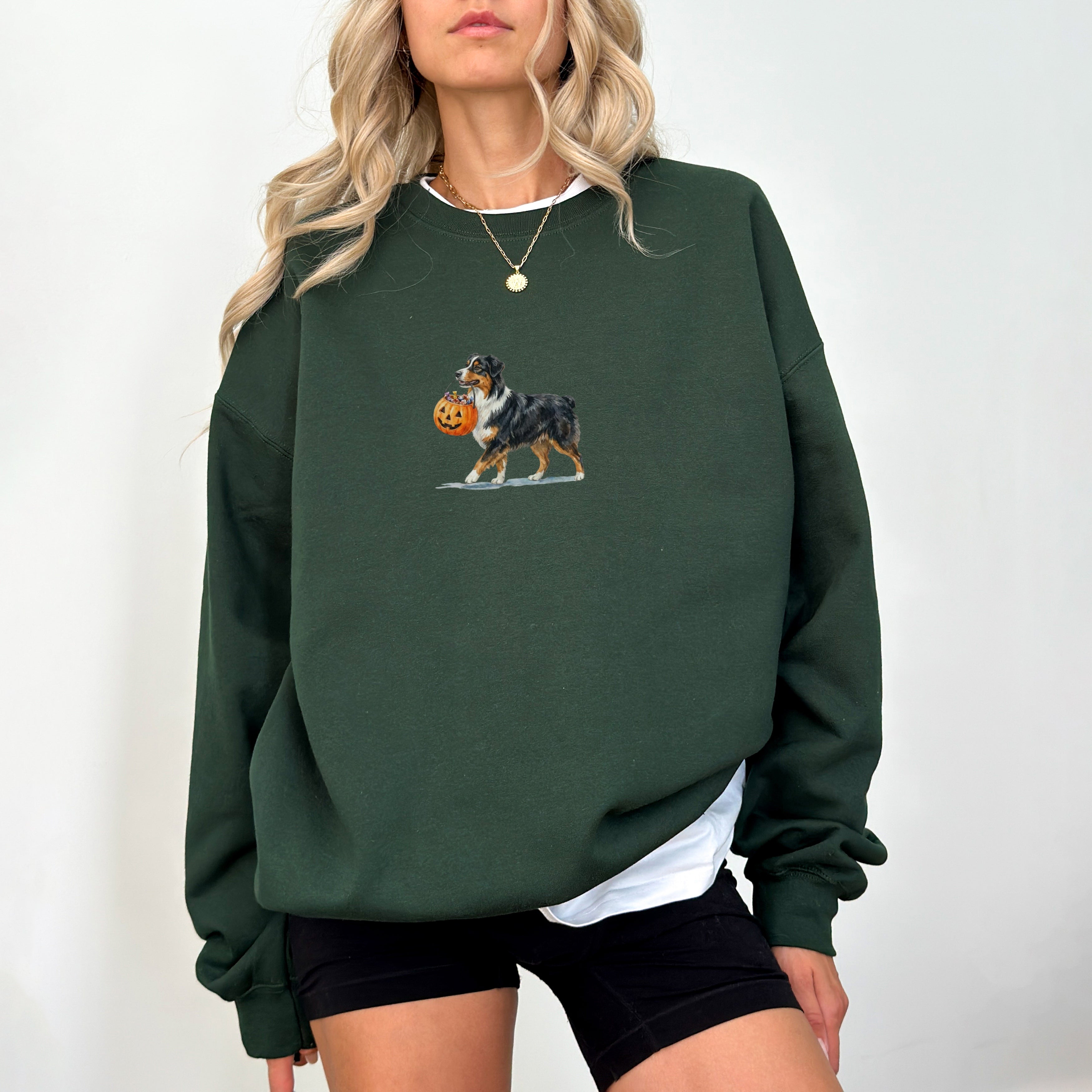Australian Shepherd Tri Color Halloween Sweatshirt