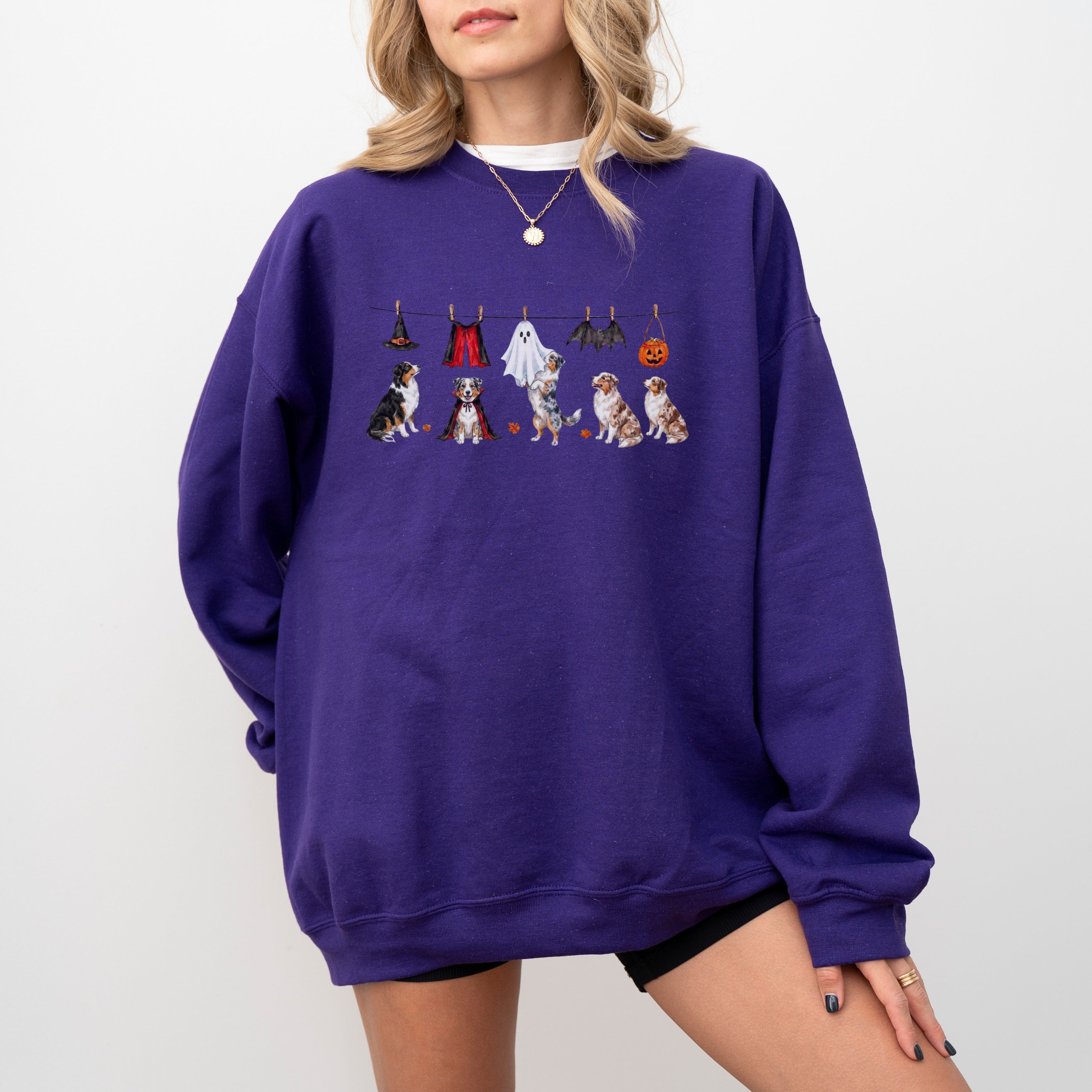 Australian Shepherd Halloween Sweatshirt
