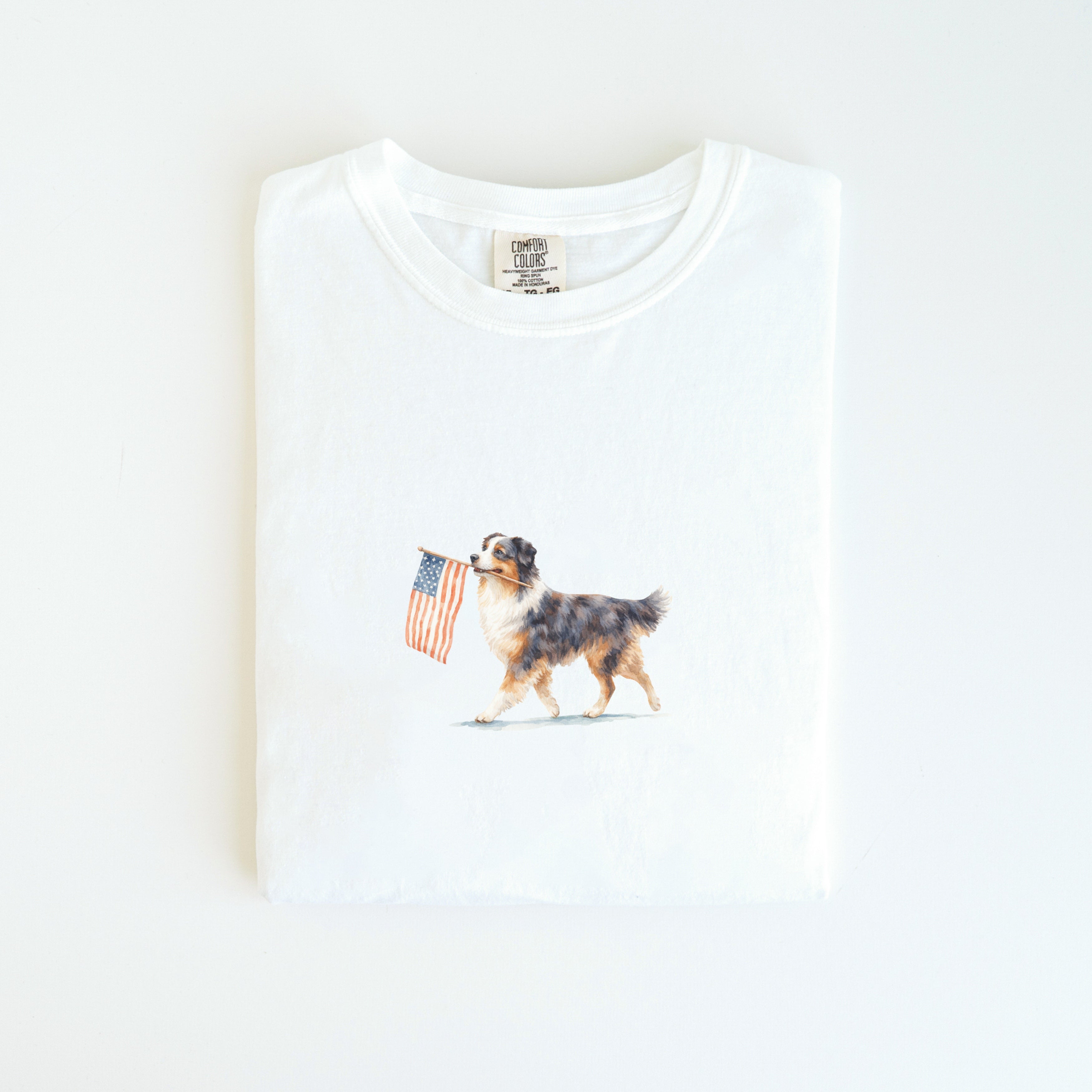 Australian Shepherd  USA T-shirt