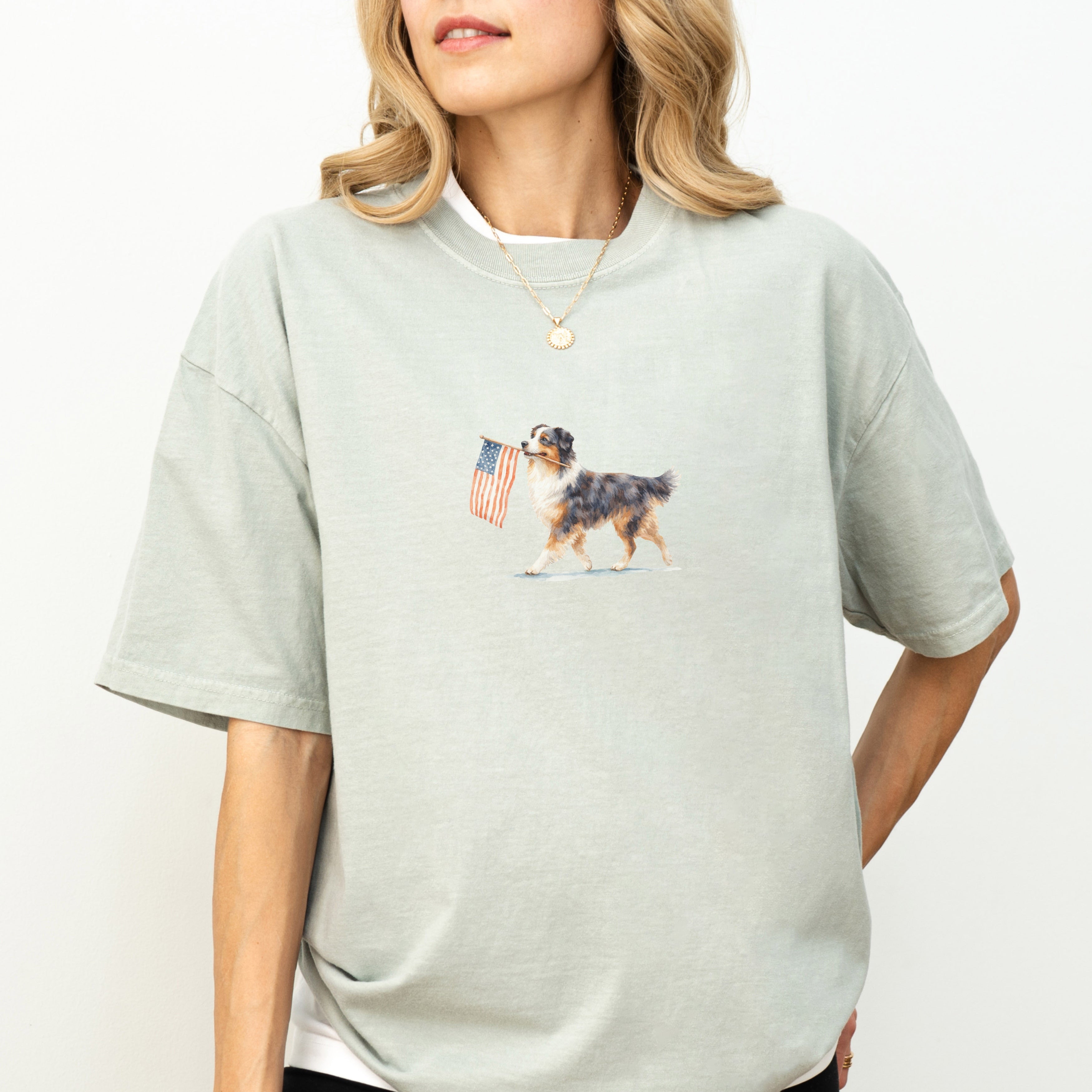 Australian Shepherd  USA T-shirt
