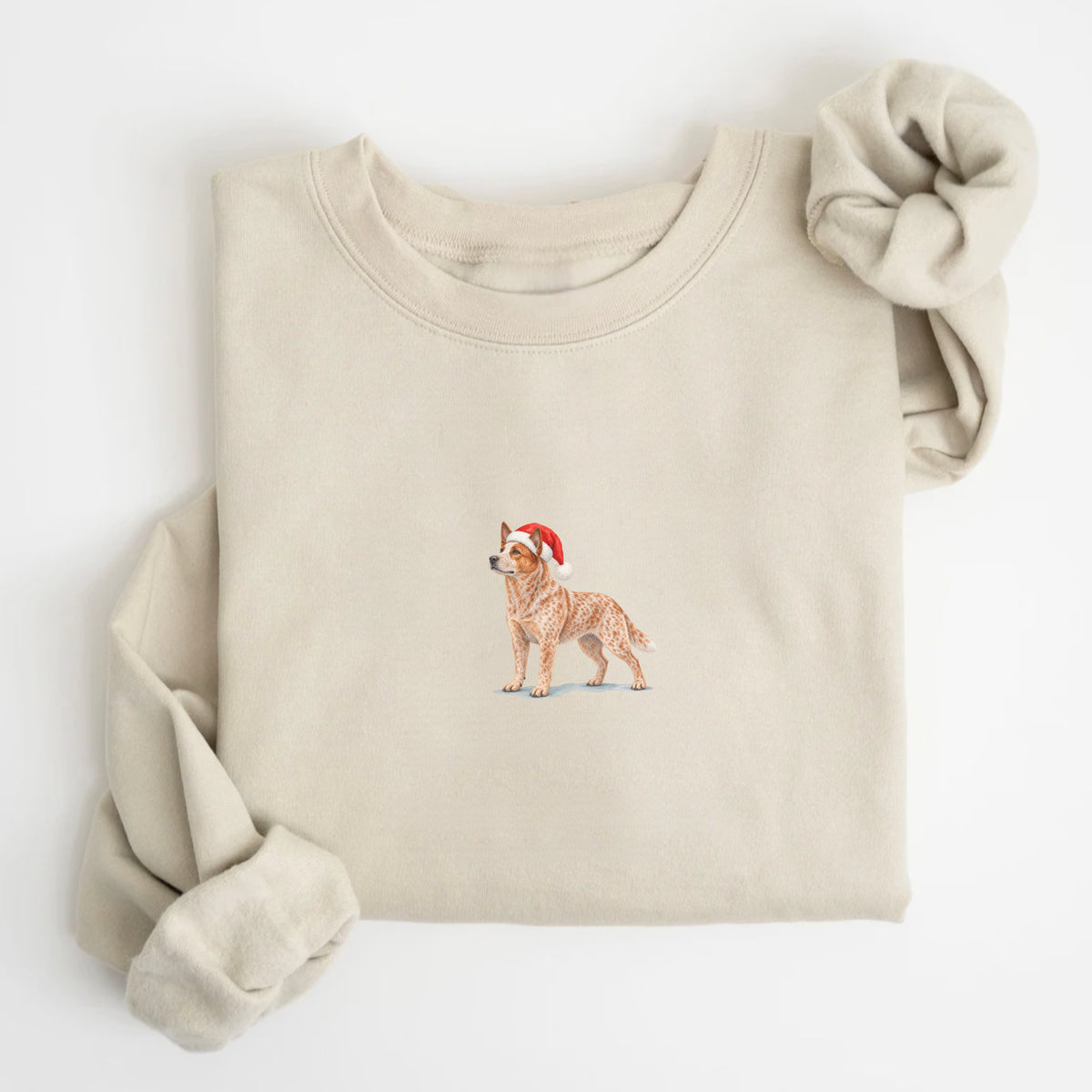 Australian cattle dog red speckeld Christmas Sweatshirt